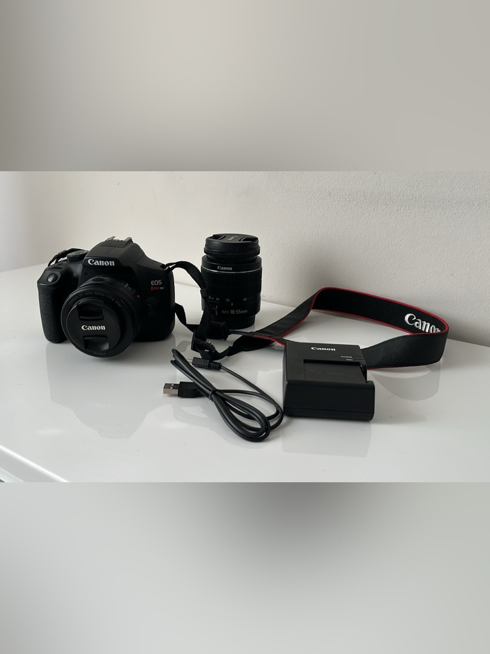 Canon EOS Rebel T6 DSLR Camera Bundle – Excellent Condition